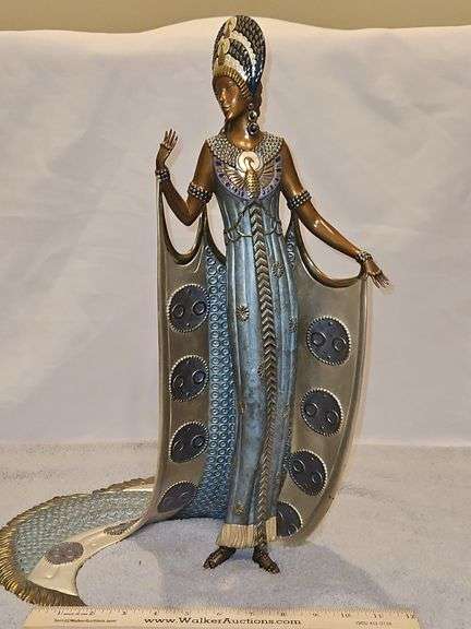 Erté Treasures in Bronze Limited Edition "IRAS" Signature Stamped & Numbered 410/500 w/COA & Cert. of Value... image