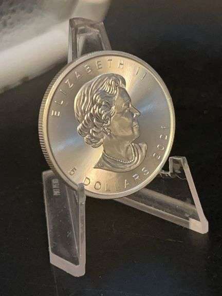 Uncirculated 2021 Canadian 1 oz. Silver $5 Coin image