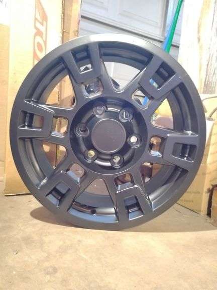 Set of five (5) Wheels New in box. Tiger Mountain Industrial 17X7.5 Model 66673 ET 30 Hole 6 PCD 139.7 CB 106.1 Mat Black image