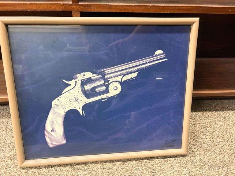 Framed Photograph of Revolver by Memphis’ Own Stock Maker Harry Sargent image
