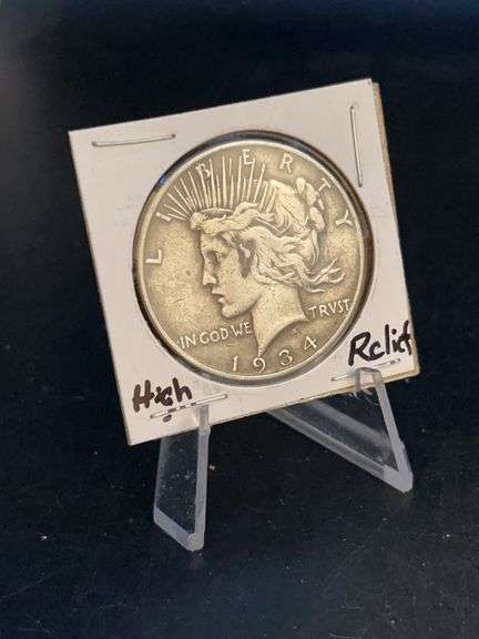 1934 Peace Silver Dollar image