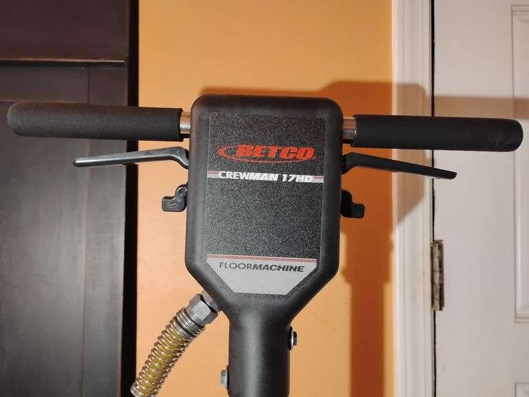 CREWMAN 17HD Floor Machine by BETCO Model # E83013-00, New, never used, untested. Comes with Tri-Lok Pad Driver and Brush attachments image