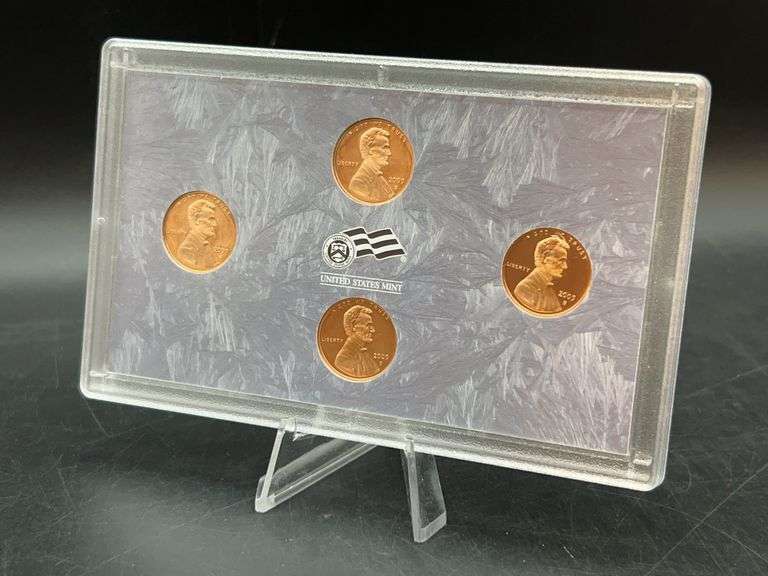 2009 US MINT Lincoln Bicentennial One Cent Proof Set in original box with COA image
