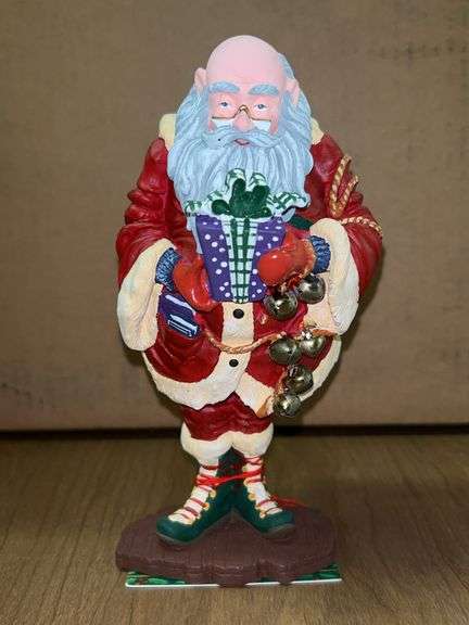 NIB Dept. 56 All Through The House “Jolly Old Elf” figurine…..6-1/2” tall image