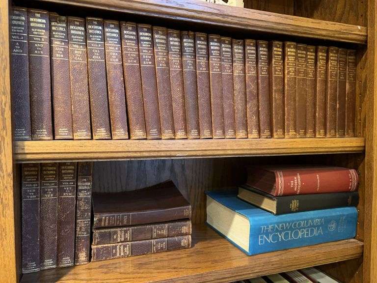 32-volume set of The Encyclopedia Britannica Eleventh Edition…..copyright 1910-1911 image