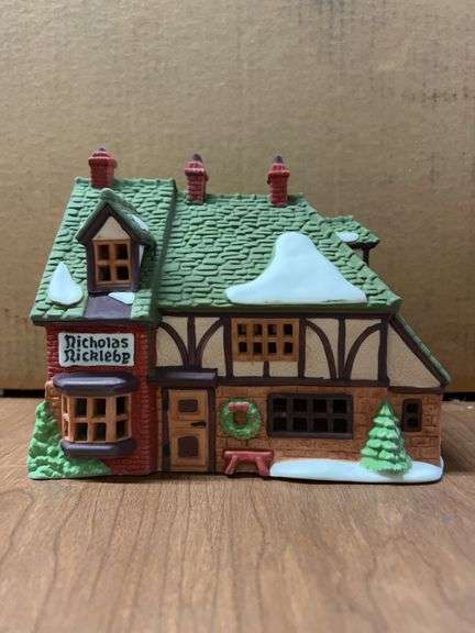 Dept. 56 Heritage Village Collection Dickens Village Series “Nicholas Nickleby Cottage” lighted porcelain piece….in original box image