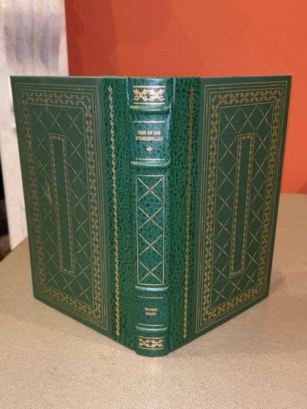 “Tess of the D’Urbervilles” by Thomas Hardy….leather bound, gold stamping, gold gilt edges, ribbon bookmark image