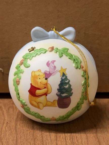 Vintage NIB Pooh & Friends “One Little Star Makes A Difference” bisque porcelain ornament image