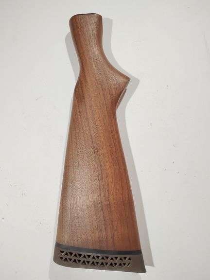 Remington 870 12 Gauge Wood Stock image
