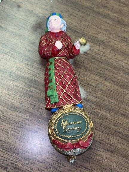 Dept. 56 A Christmas Carol Ebenezer Scrooge Storybook ornament…..7” tall and in original box image
