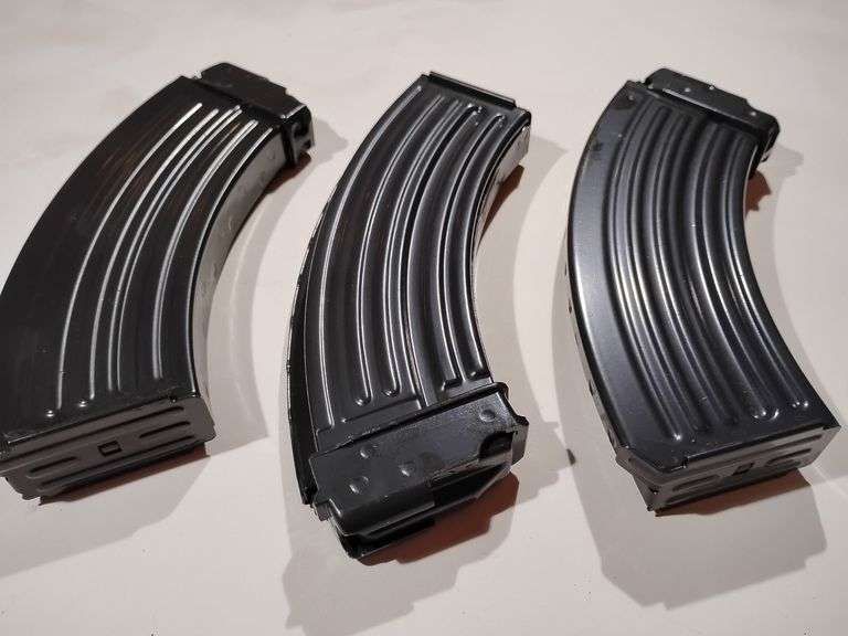 3 - VZ 58 7.62 x 39 30 Round Black Aluminum Magazine (Empty) image