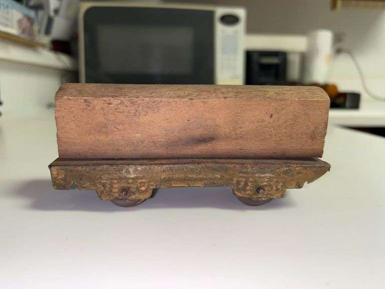 Vintage (1930s) Marx Box Car….well loved and played with image