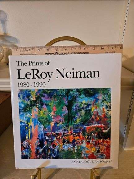 Hardback LeRoy Neiman Coffee Table/Reference Book "The Prints of LeRoy Neiman, 1980-1990, A Catalogue Raisonne"... image