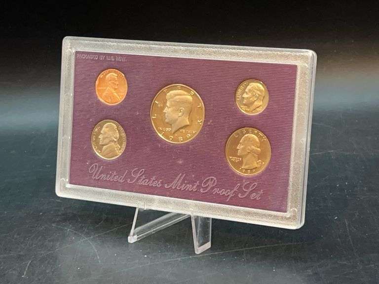 1989 United States Proof Set in original box with spec sheet image