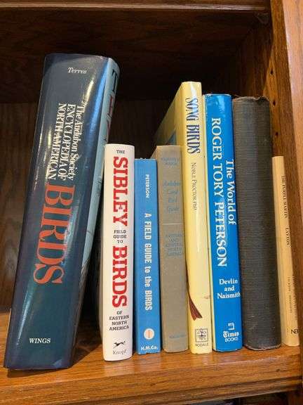 Grouping of books about birds…..both hardback and paperback image