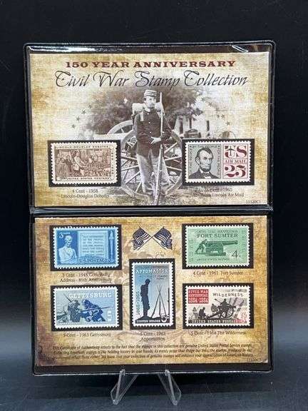 150 Year Anniversary Civil War Stamp Collection image