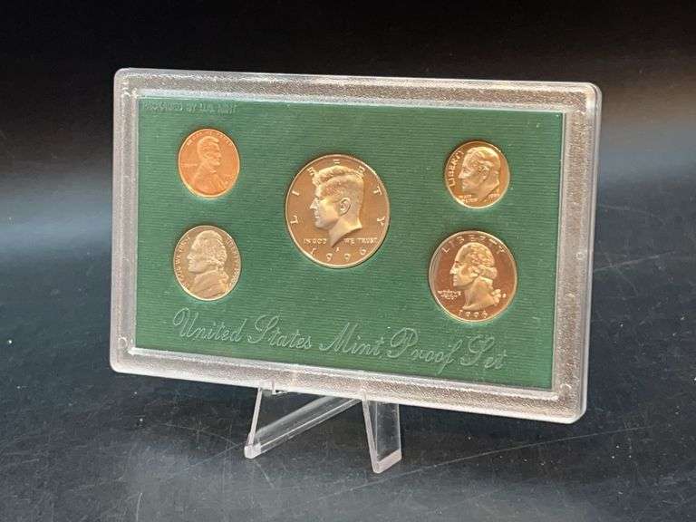 1996 United States Proof Set in original box with spec sheet and COA image