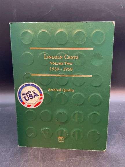 Lincoln Cents - Volume Two - 1930-1958 - Archival Quality…..missing 1931-S image