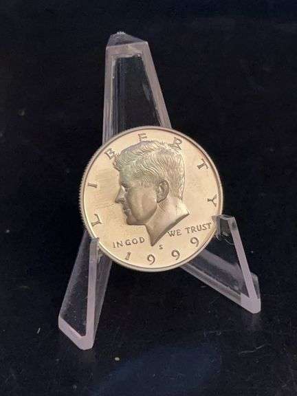 Uncirculated 1999-S Kennedy Silver Half Dollar with COA from GovMint.com image