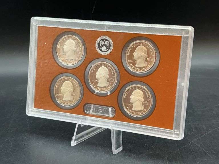 2020US MINT America The Beautiful Quarters Proof Set in original with COA image
