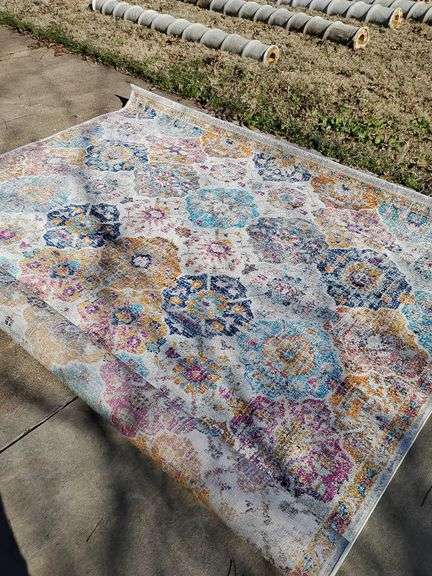 New Surya Rug, Harput Collection, multi color, 7'10" x 10'3". image