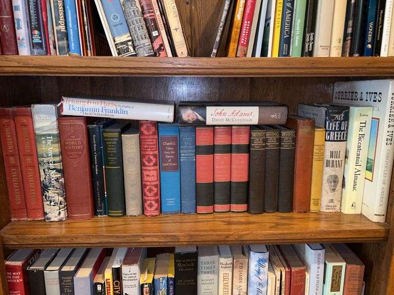 Shelf of books…..History of Civilization, World History, The Birth f Britain and more image