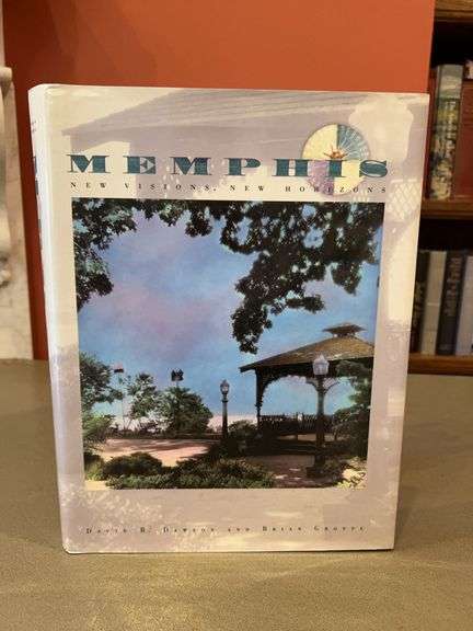 “Memphis -New Visions, New Horizons” hardback edition with dust jacket image