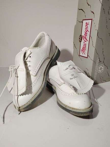 Women's Golf Shoes Wing Tip Design, Mac Gregor, size 6. Lightly worn. image