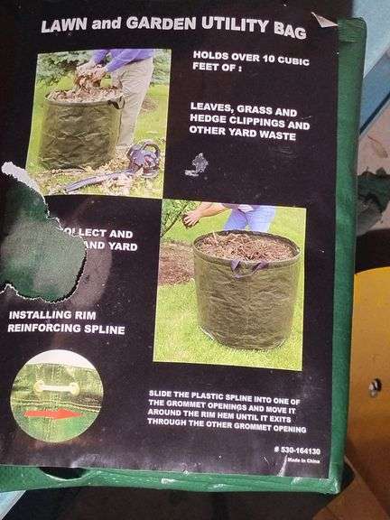 Lawn & Garden Utility Bag, holds 10 cu. ft., new, never used. image