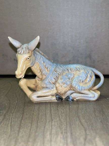 NIB Fontanini Heirloom Nativity Accessory 5" Donkey figurine image