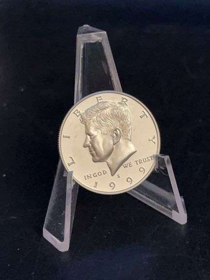 Uncirculated 1999-S Kennedy Silver Half Dollar with COA from GovMint.com image