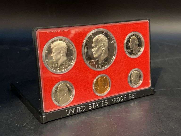 1977 United States Proof Set in original box image