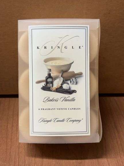 Box of (6) NEW Kringle Candle votives…..Baker’s Vanilla scent image