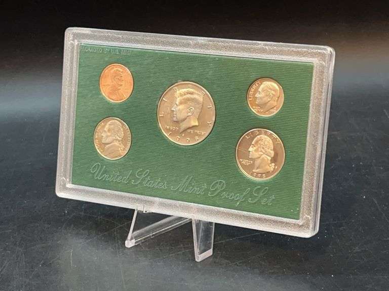 1998 United States Proof Set in original box with spec sheet and COA image