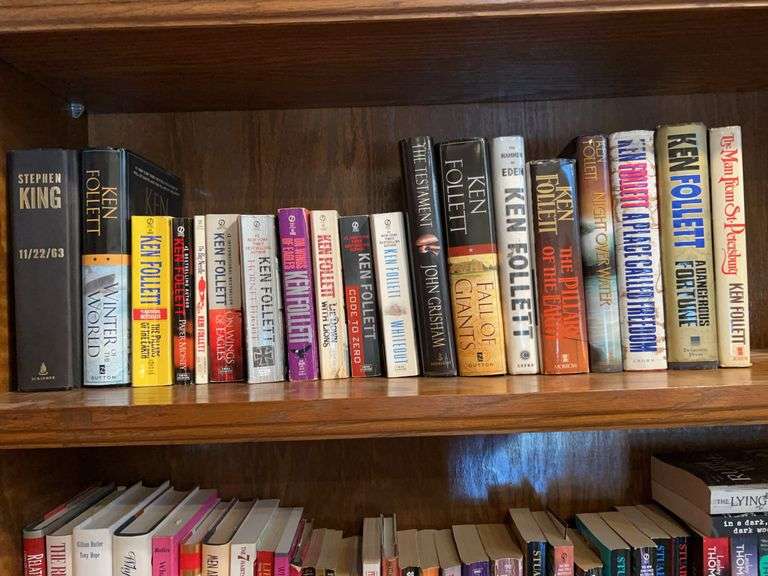 Shelf of books…..(2) Stephen King and the remaining are by Ken Follett image