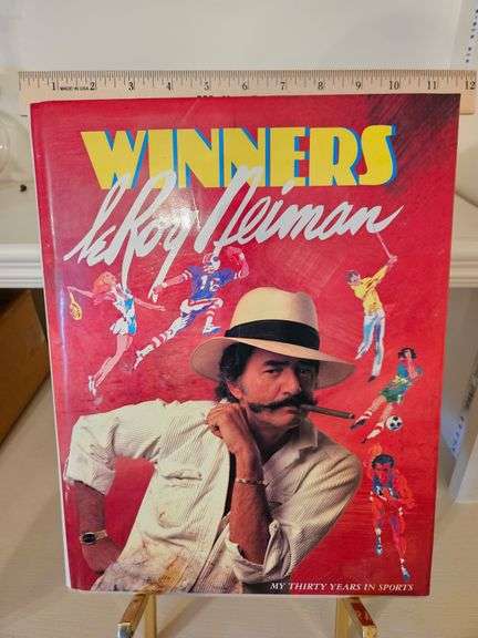 Hardback LeRoy Neiman Coffee Table/Reference Book "Winners LeRoy Neiman, My Thirty Years In Sports"... image