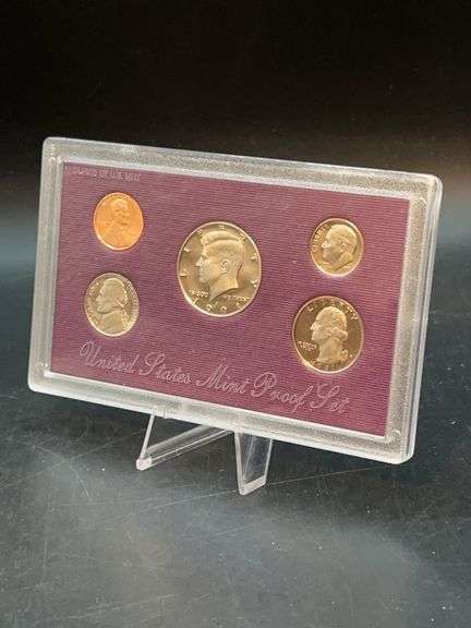 1991 United States Proof Set in original box with spec sheet and COA image