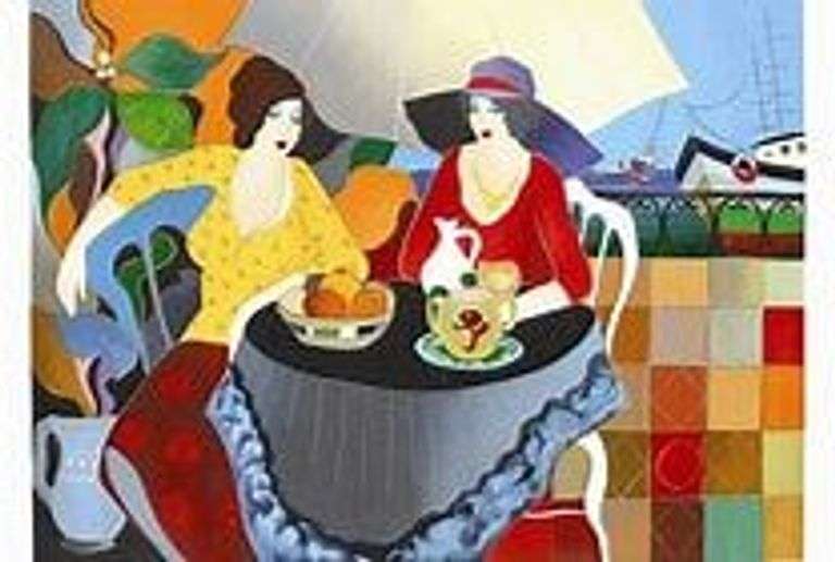 DO NOT BID ON THIS LOT;
Itzchak Tarkay Lots 56-68...UNLESS OTHERWISE NOTED, ALL ARTWORK IS IN EXCELLENT VINTAGE CONDITION. However, most of the frames and matting are over 30 years old and a few are not in great condition. I tried to take lots of pics and show or detail in writing the condition. image