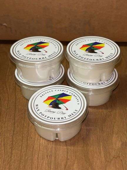 Set of (5) Kringle Candle Company Wax Melts…..Rainy Day scent image