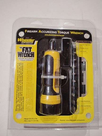 Firearm Accurizing Torque Wrench, Wheeler, The Fat Wrench, includes case image