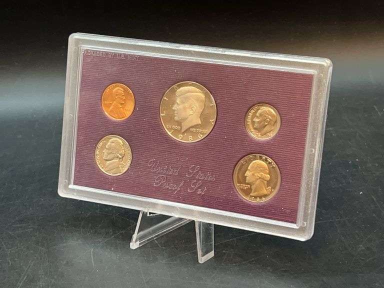 1986 United States Proof Set in original box and with spec sheet image