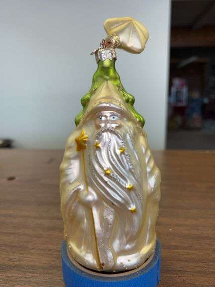 Department 56 Limited Edition Snowbabies European Ornament Hand Numbered Jack Frost Santa ornament….359/7500…..in original box image