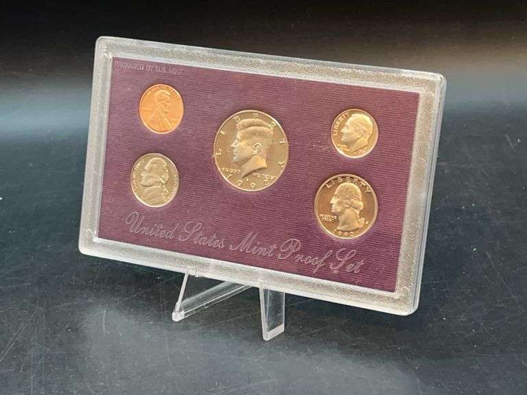 1992 United States Proof Set in original box with spec sheet and COA image