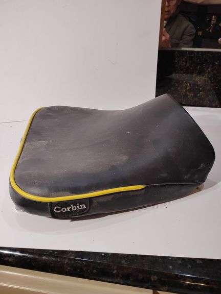 Corbin Tandem Motorcycle Seat, not sure to what? May fit Honda CBR? image