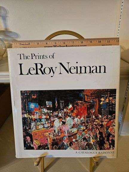 Hardback LeRoy Neiman Coffee Table/Reference Book "The Prints of LeRoy Neiman, A Catalogue Raisonne"... image