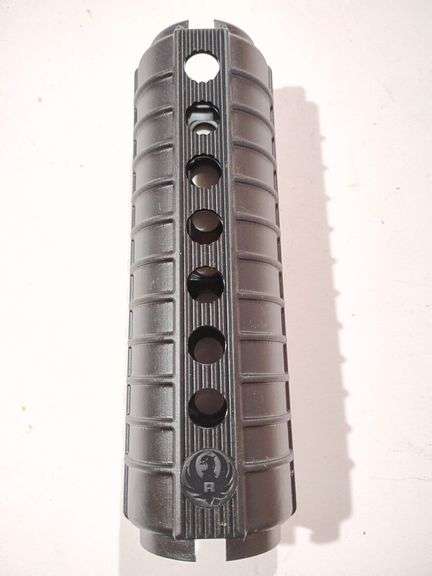 AR15 Super Slim 2-Piece Drop-In Car Length Rail System for Carbine Length AR15 with Barrel Nut & Round Front Cap image