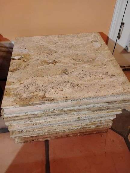 Travertine Tile 18" x 18", 26 pieces image