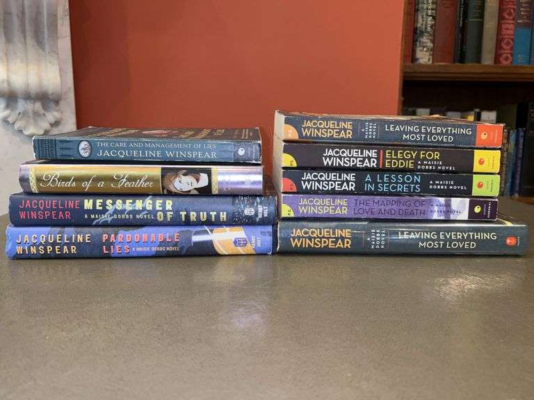 Grouping of novels by Jacqueline Winspear…..both paperback and hardback image