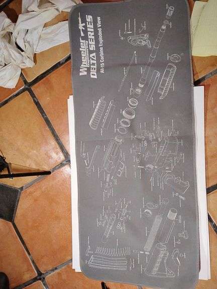 Gun Mat, Wheeler, Delta Series AR-15 Carbine Exploded View image