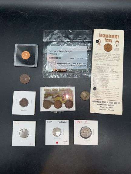 Assorted Pennies, nickels and other…..please see all pics image